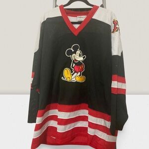 Vintage Disney Mickey Mouse Hockey Jersey